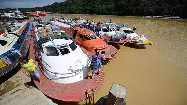 Kapit wharf